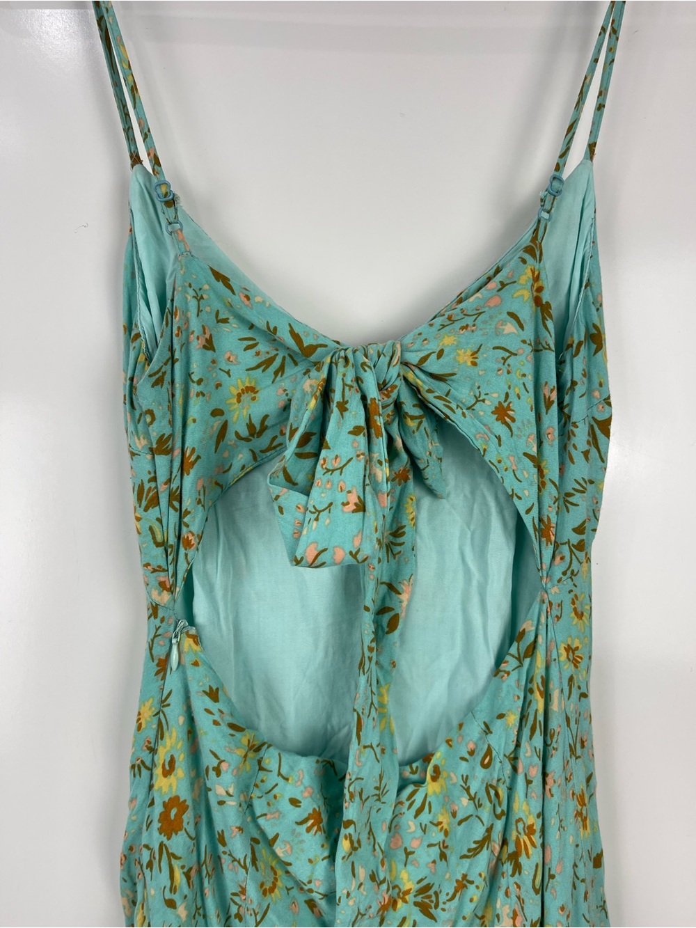 Hello Molly California Dreaming Midi Dress Green Floral Women’s Size Small US 4 - Picture 8 of 11